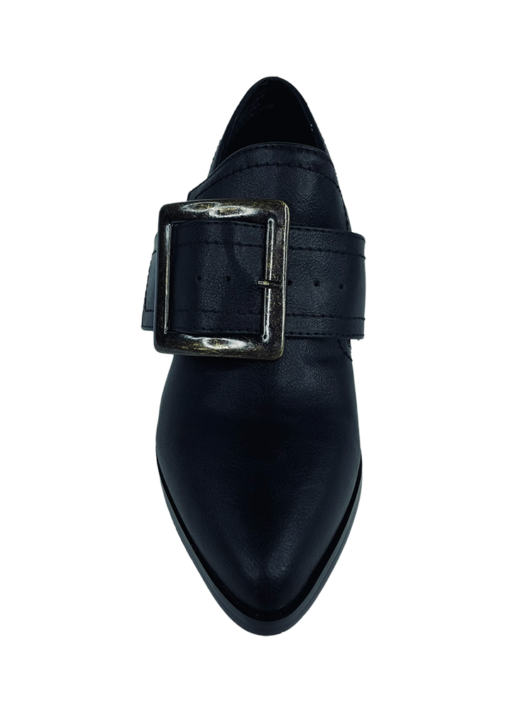 GRIMM HEEL - BLACK/BRASS