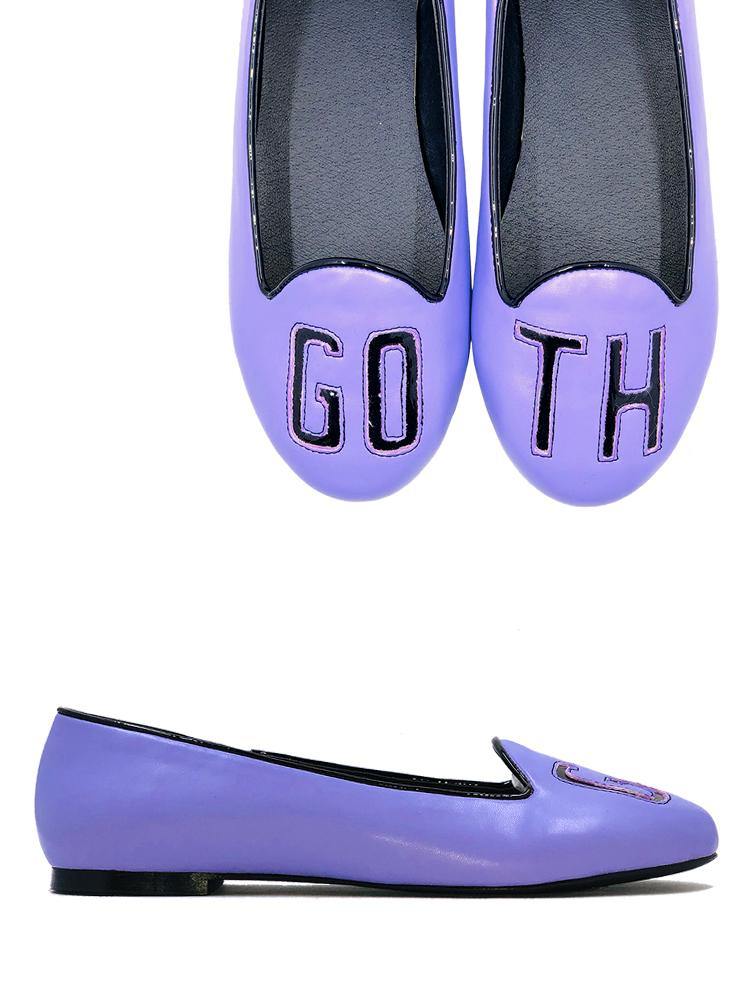 GOTH Flat pastel Purple/black — strangecvlt